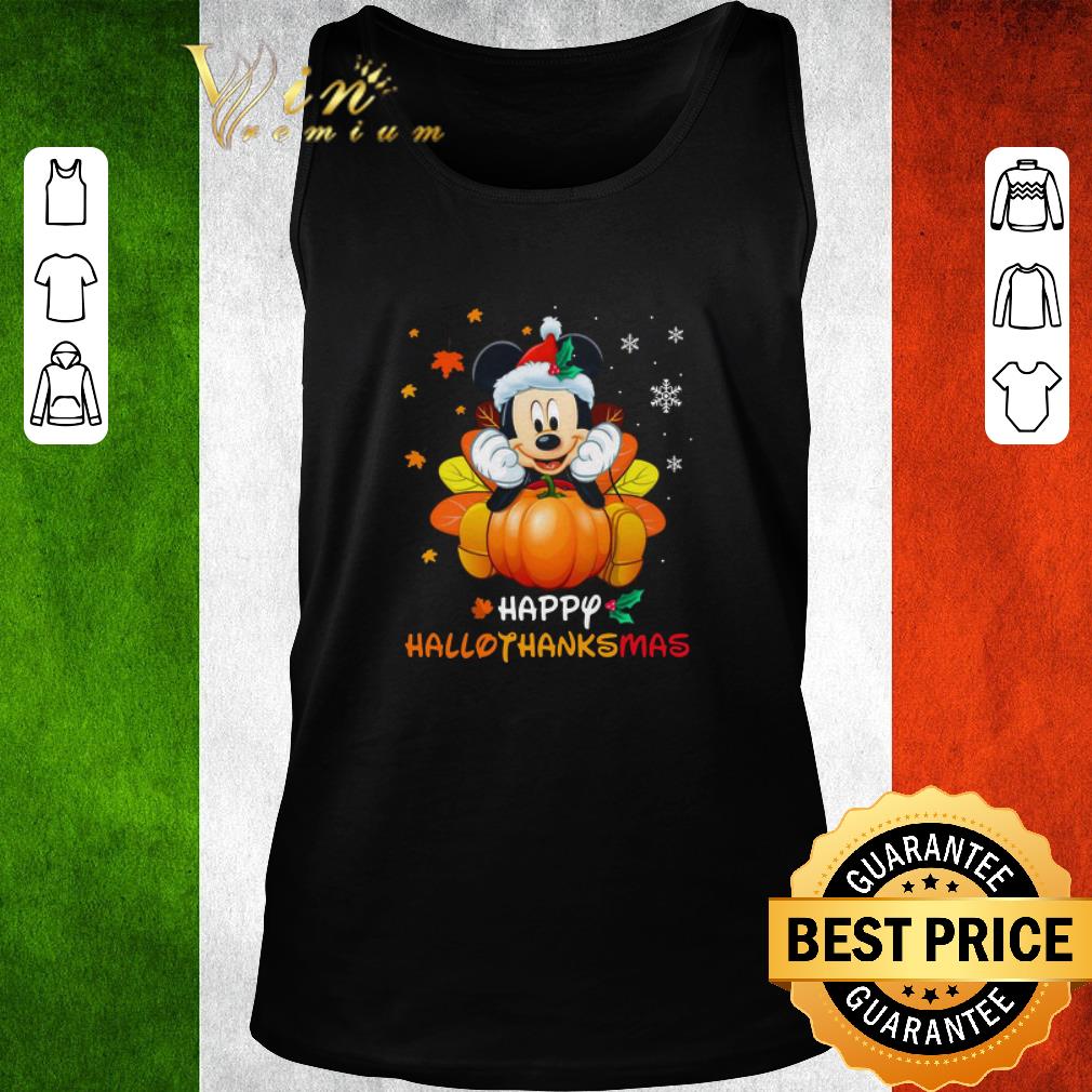 Original Mickey Mouse Santa Happy Hallothanksmas