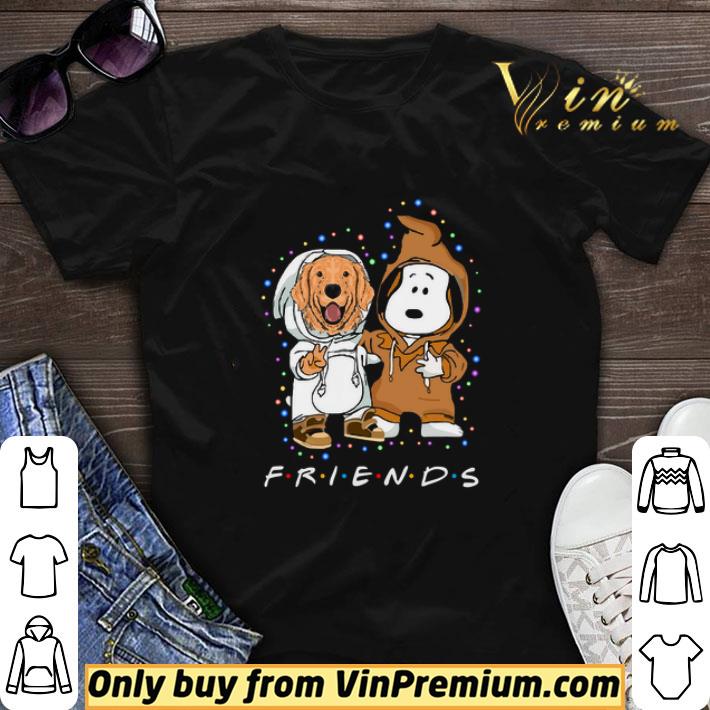 Golden Retriever And Snoopy Friends shirt sweater