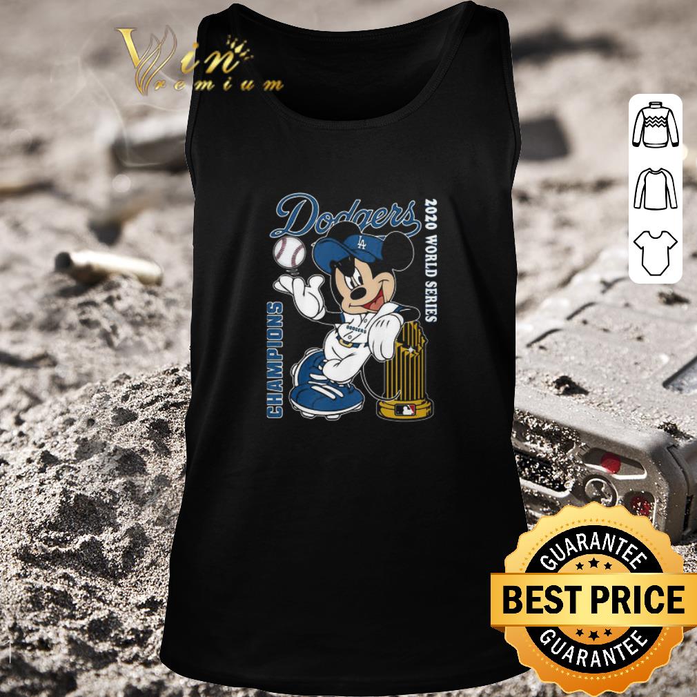 Official Mickey Mouse Los Angeles Dodgers Champions 2020 World Series shirt