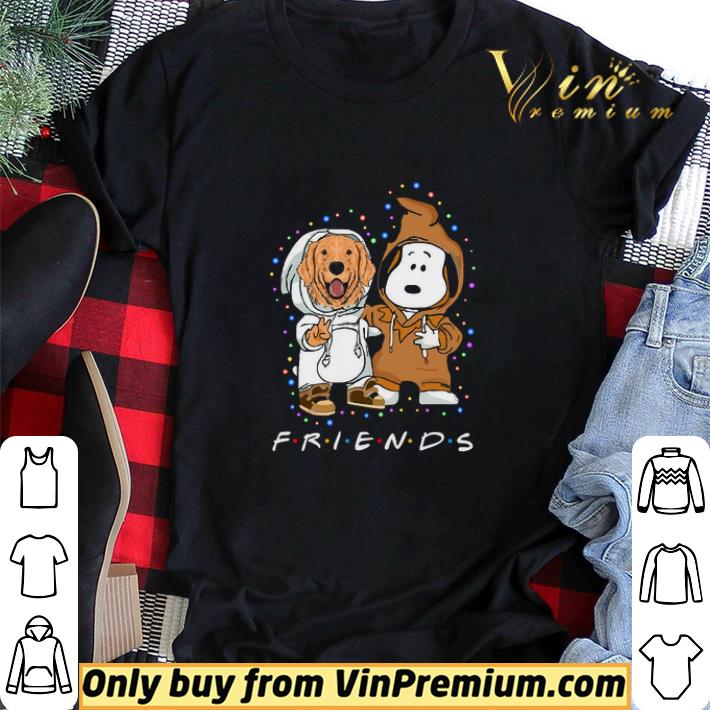 Golden Retriever And Snoopy Friends shirt sweater