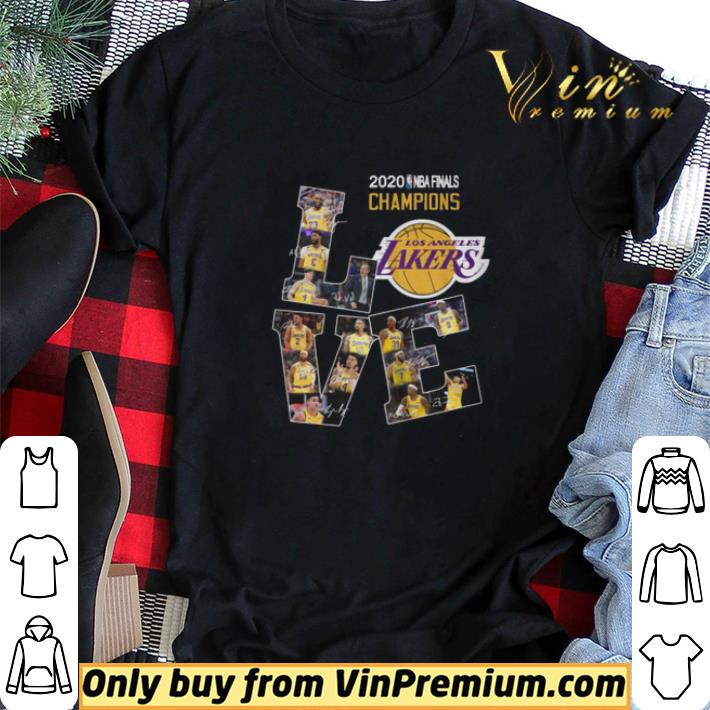 2020 Nba Finals Champions Love Los Angeles Lakers Signature shirt sweater