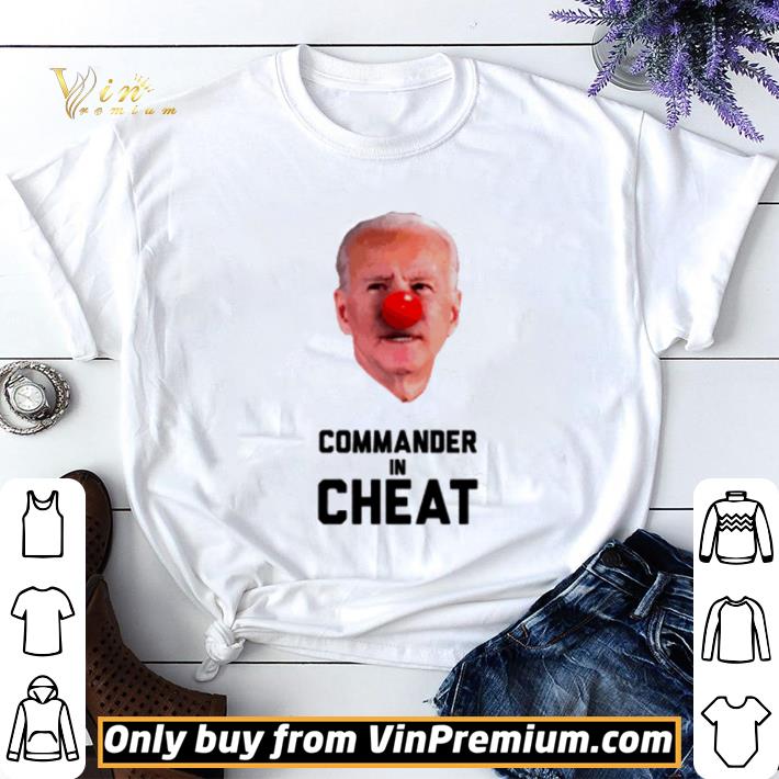 Joe Biden commander in cheat shirt sweater