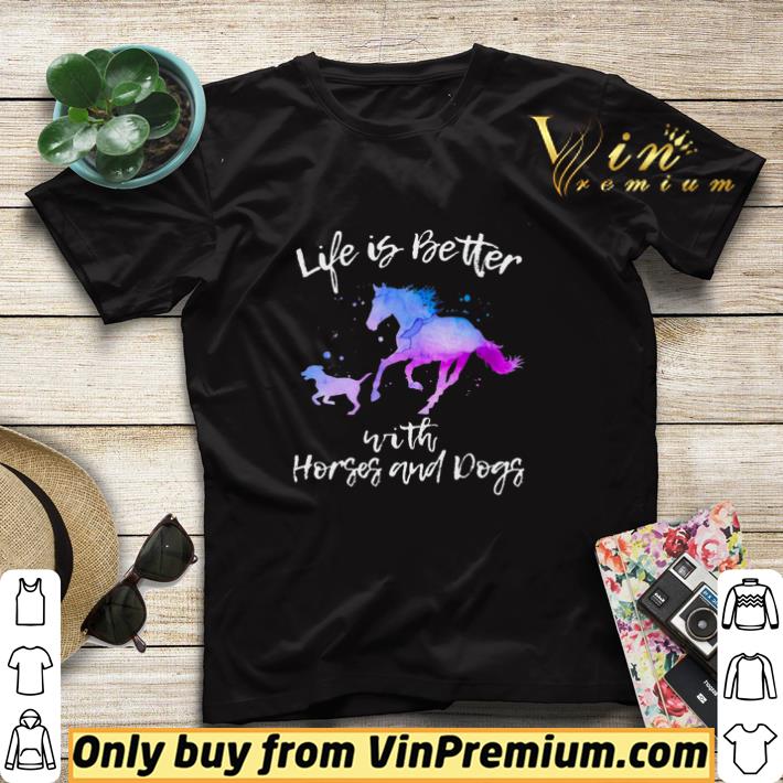 d590c5c6 life is better with horses and dogs shirt sweater 4 - Life Is Better With Horses And Dogs shirt sweater