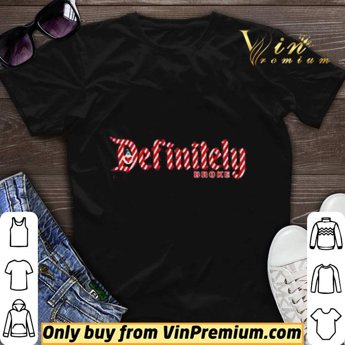 Definitely Broke Christmas shirt sweater