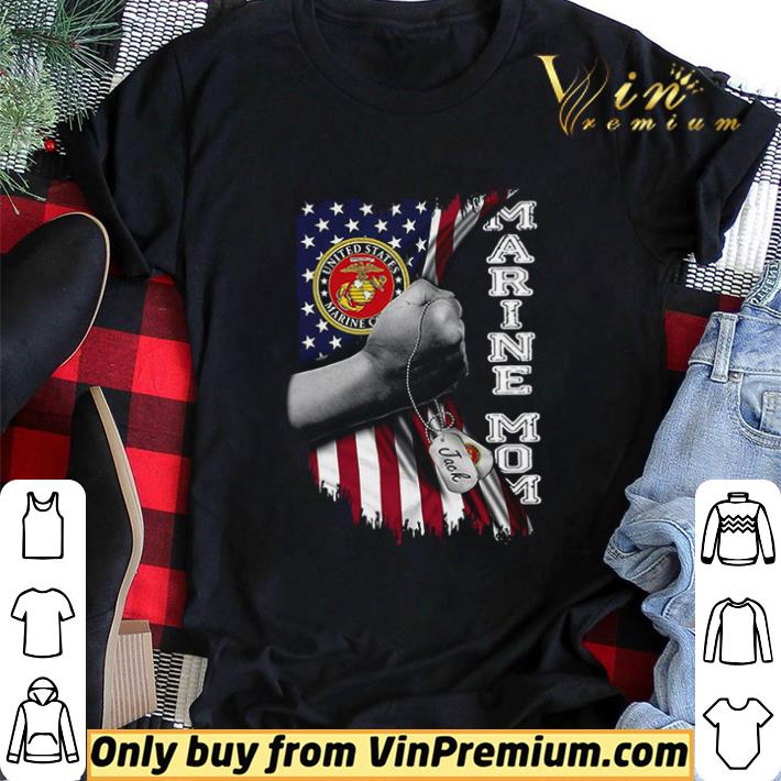 Marine Mom American Flag shirt sweater
