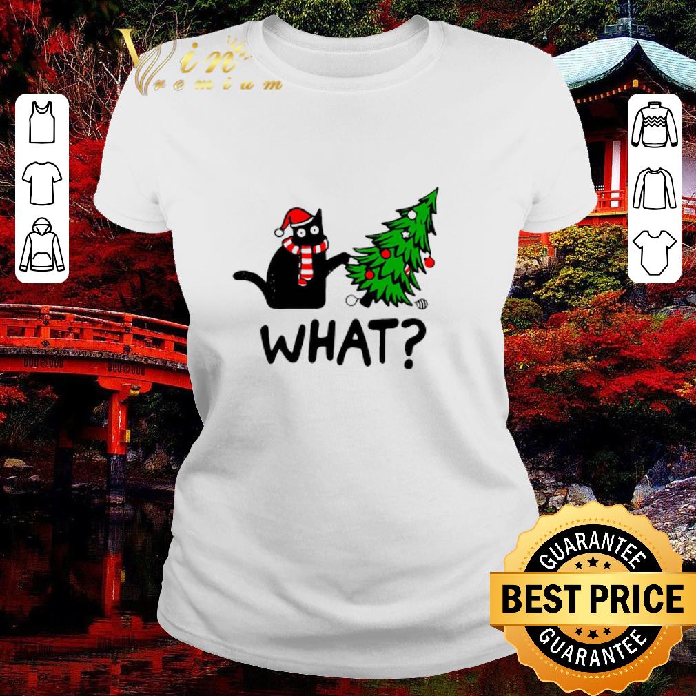 Official Black Cat Christmas What shirt