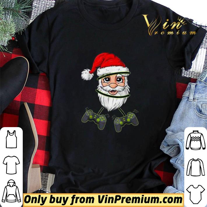 Christmas Santa Claus Video Game Controllers shirt sweater