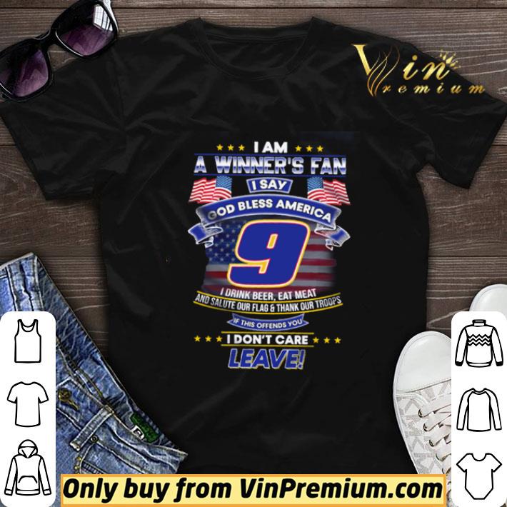 I am a winner’s fan I say God bless America I drink beer eat mean shirt sweater