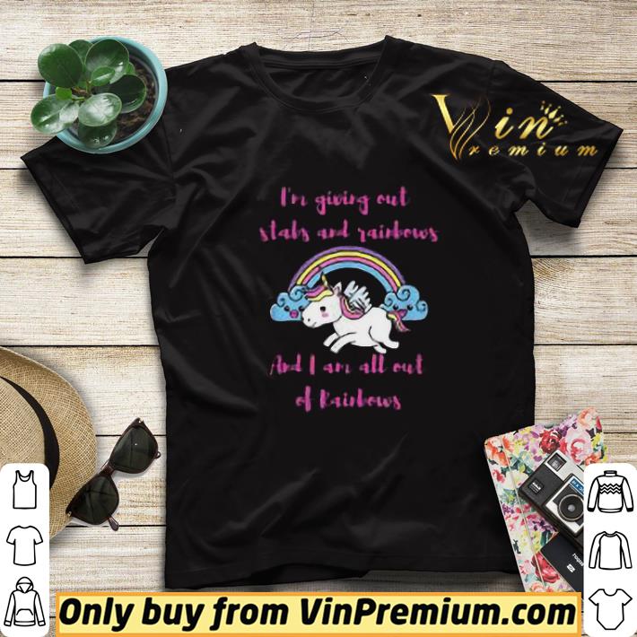 Unicorn I'm Giving Out Stars And Rainbows And I Am All Out Of Rainbow shirt sweater fbcefd84 unicorn i m giving out stars and rainbows and i am all out of rainbow shirt sweater 4 - Unicorn I'm Giving Out Stars And Rainbows And I Am All Out Of Rainbow shirt sweater