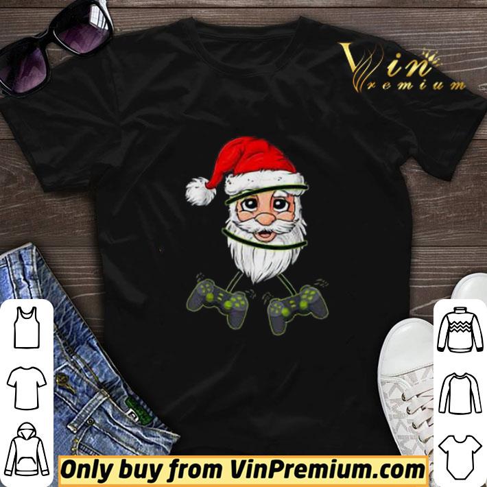 Christmas Santa Claus Video Game Controllers shirt sweater