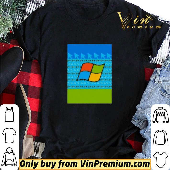 Logo Microsoft Ugly Christmas shirt sweater