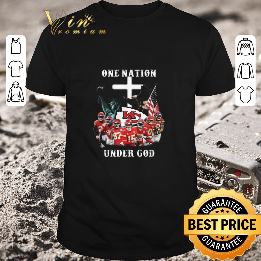 Official One Nation Kansas City Chiefs Under God American Flag shirt