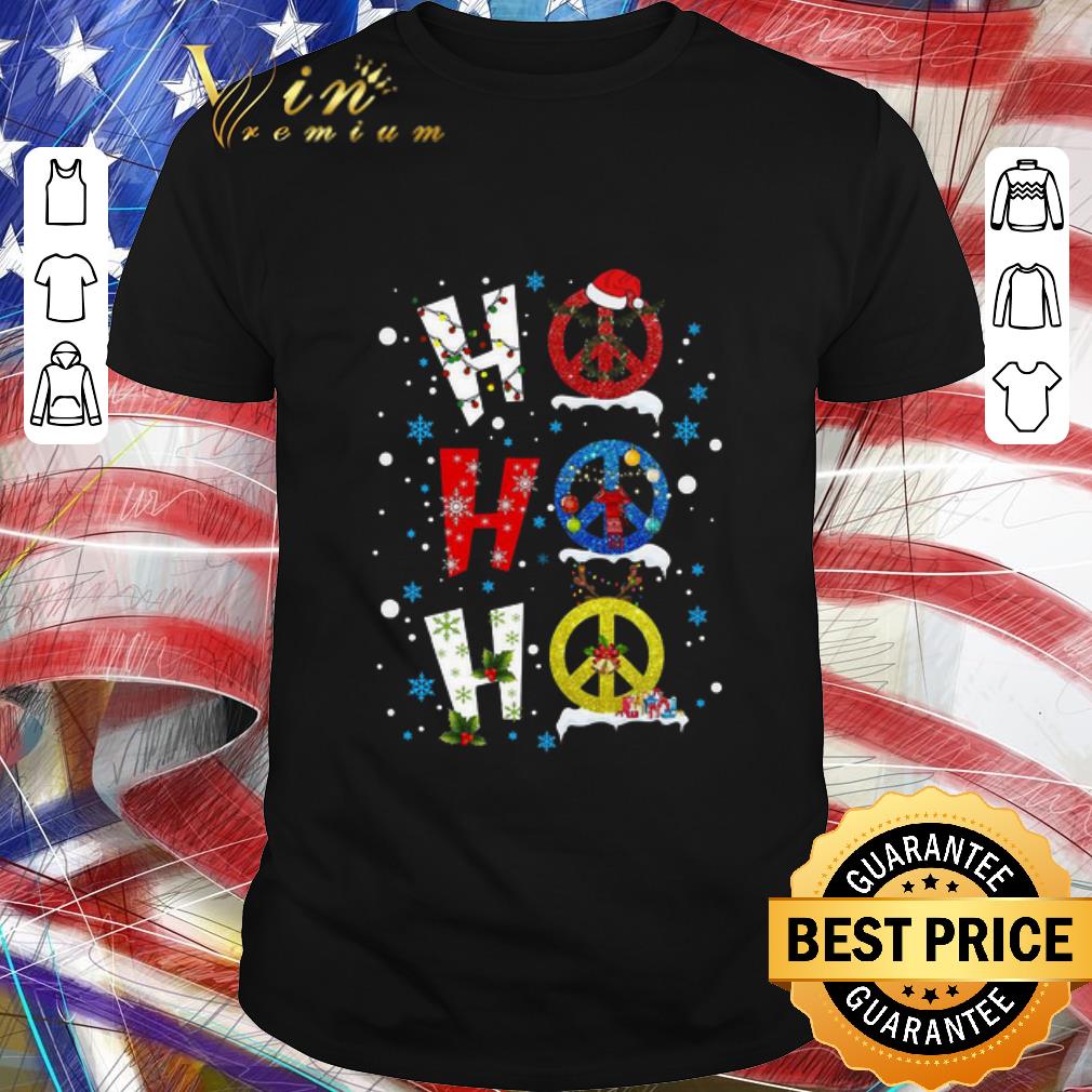 Nice Ho Ho Ho Peace Symbols Merry Christmas Sweater shirt