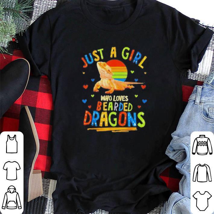 Hot Just a girl who loves bearded Dragons vintage shirt sweater