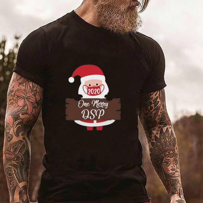 Awesome Santa Claus Face Mask 2020 One Merry DSP Christmas tshirt sweater