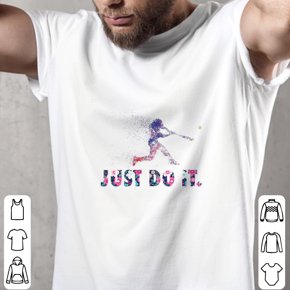 Original Baseball Flowers Just Do It shirt