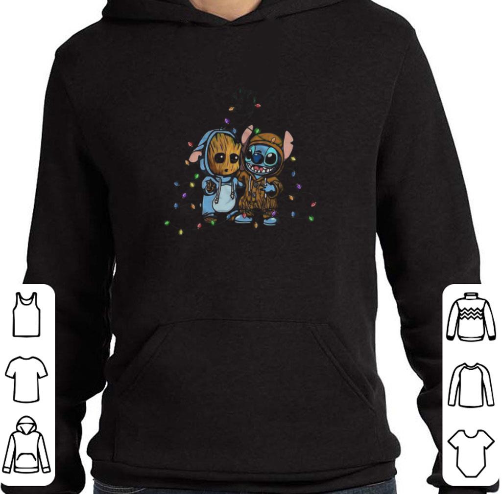 517d7acb premium baby groot and baby stitch merry christmas light sweater shirt 4 - Premium Baby Groot And Baby Stitch Merry Christmas Light Sweater shirt