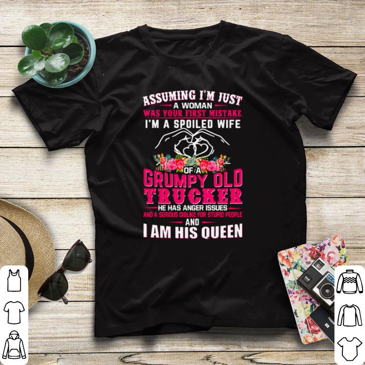 Awesome Assuming I’m just a woman was your first mistake of a grumpy old trucker shirt sweater 54de3c5f awesome assuming i m just a woman was your first mistake of a grumpy old trucker shirt sweater 4 - Awesome Assuming I’m just a woman was your first mistake of a grumpy old trucker shirt sweater