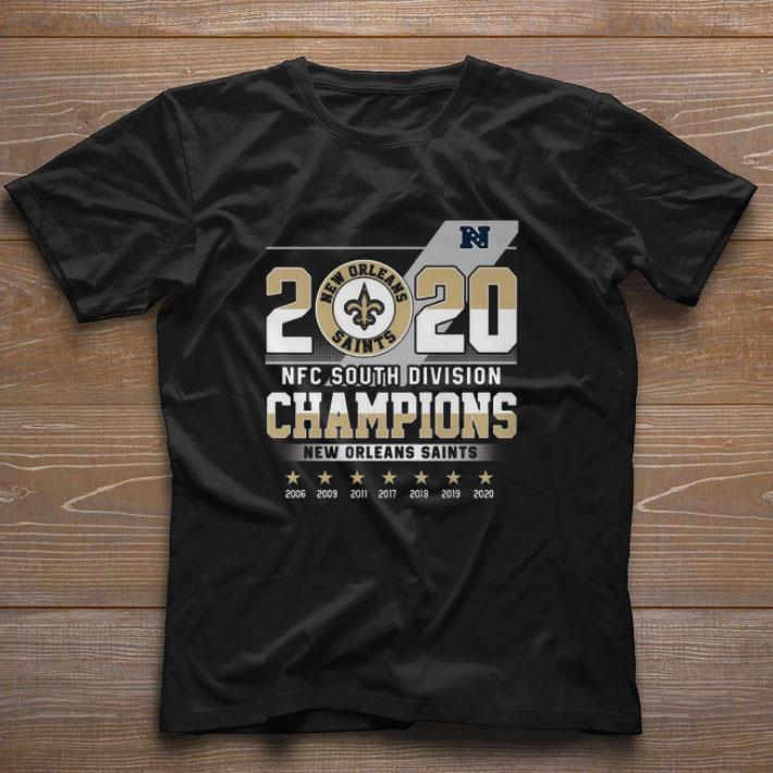 Premium 2006 2020 NFC South Division Champions New Orleans Saints shirt