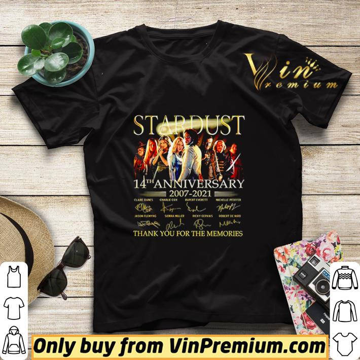 Stardust 14th Anniversary 2007 2021 signature thank you for the memories shirt sweater 6dcd4b7b stardust 14th anniversary 2007 2021 signature thank you for the memories shirt sweater 4 - Stardust 14th Anniversary 2007 2021 signature thank you for the memories shirt sweater