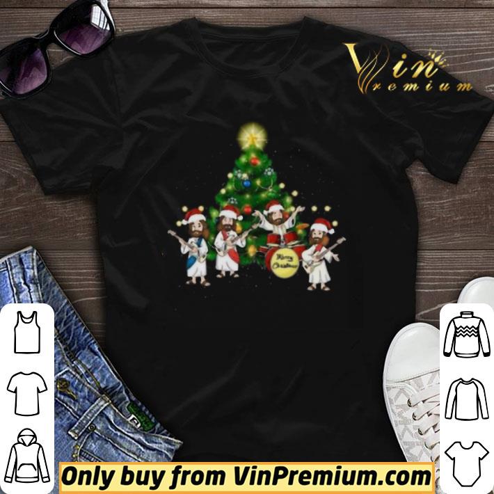 Jesus Rock Band Merry Christmas shirt sweater