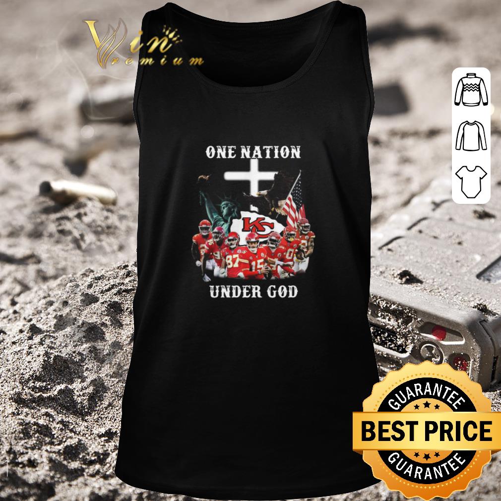 Official One Nation Kansas City Chiefs Under God American Flag shirt