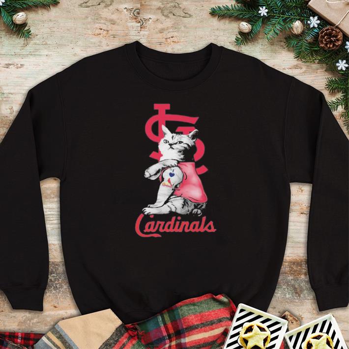 Pretty Cat tattoo I love St. Louis Cardinals tshirt sweater 7a426c04 pretty cat tattoo i love st louis cardinals tshirt sweater 4 - Pretty Cat tattoo I love St. Louis Cardinals tshirt sweater