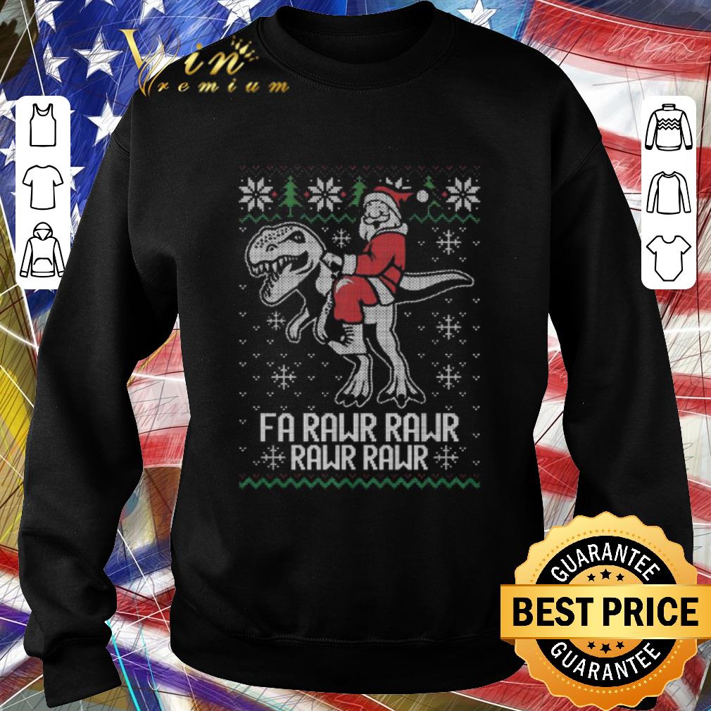 Nice Santa Riding Dinosaur Fa Rawr Rawr Rawr Rawr Sweater shirt 7c2e0149 nice santa riding dinosaur fa rawr rawr rawr rawr sweater shirt 4 - Nice Santa Riding Dinosaur Fa Rawr Rawr Rawr Rawr Sweater shirt