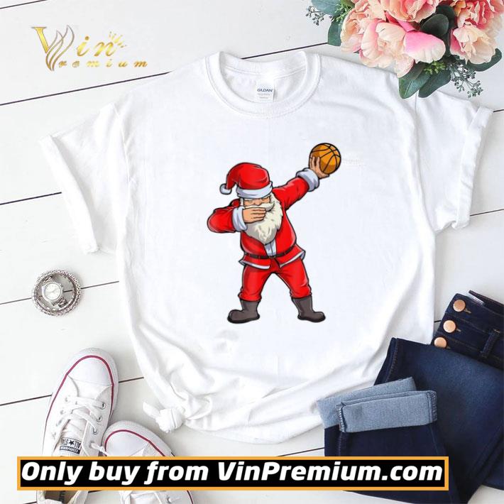 Dabbing Santa Basketball Christmas Boys Men Ball shirt sweater