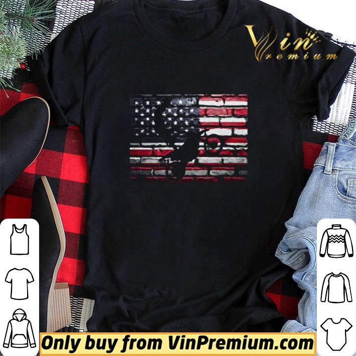 American Flag Dirtbike Motorcycle shirt sweater