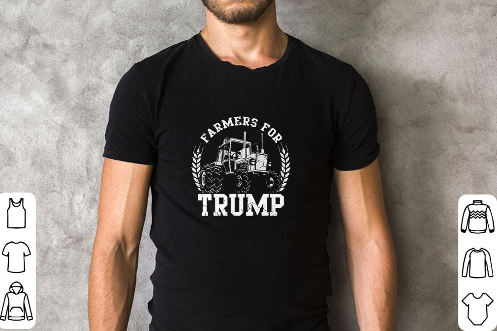 Nice Farmers For Trump 2020 Election Farming Farmer Usa shirt