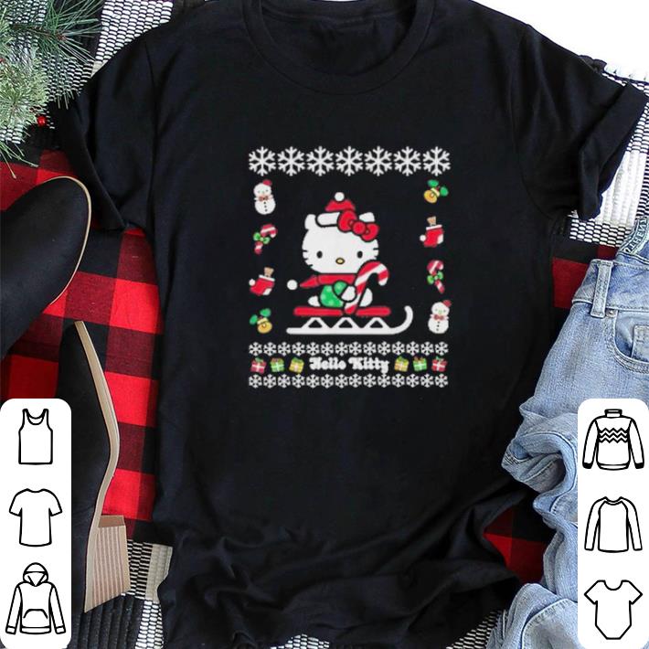 Awesome Hello kitty ugly christmas shirt sweater