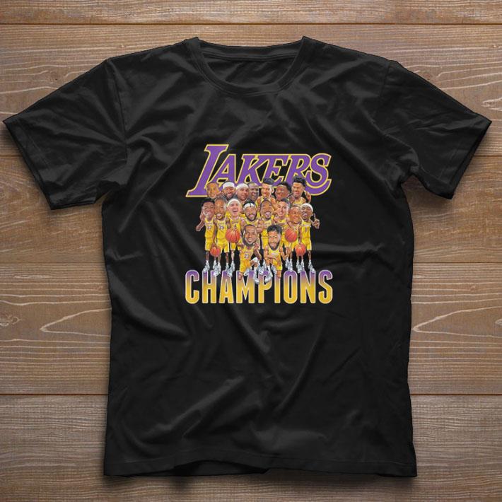 Official Los Angeles Lakers Team Champions 2020 shirt