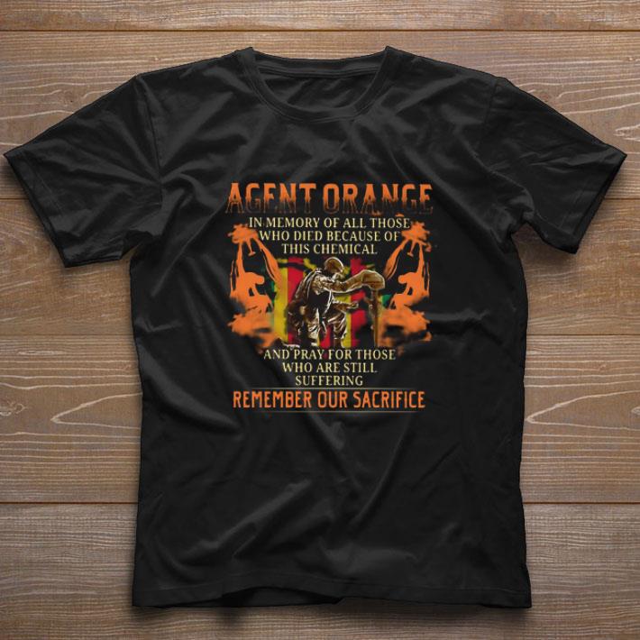 Premium Agent Orange In Memory Of All Those Who Died Because Of This Chemical shirt