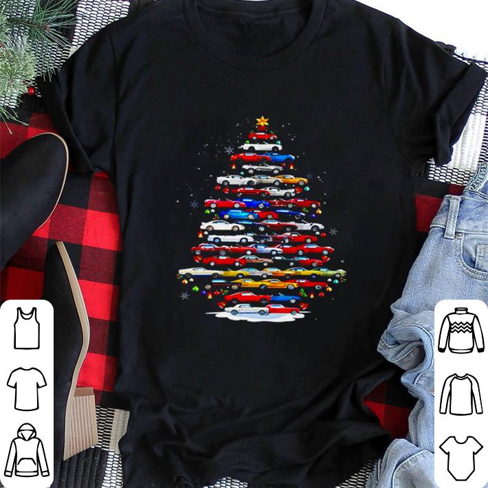 Hot Stang Christmas tree shirt sweater