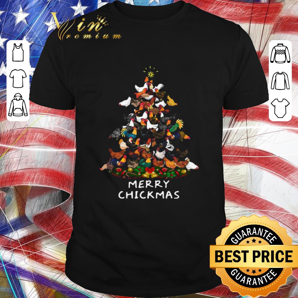 Premium Chicken Tree Merry Chickmas shirt