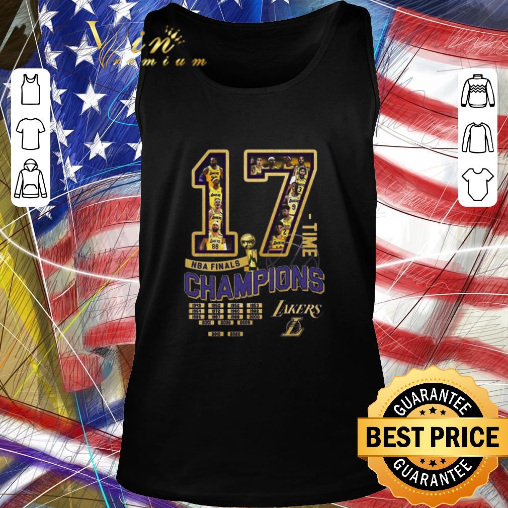 Premium 17 Nba Finals Time Champions Los Angeles Lakers shirt