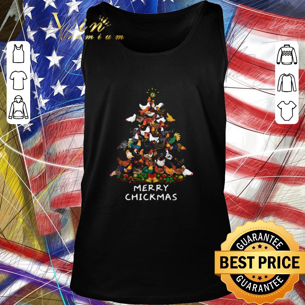 Premium Chicken Tree Merry Chickmas shirt