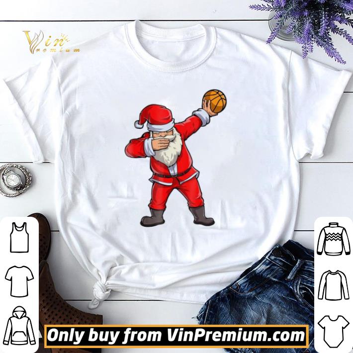 Dabbing Santa Basketball Christmas Boys Men Ball shirt sweater