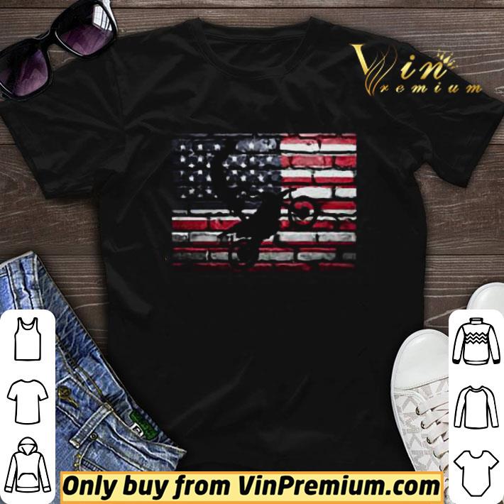 American Flag Dirtbike Motorcycle shirt sweater