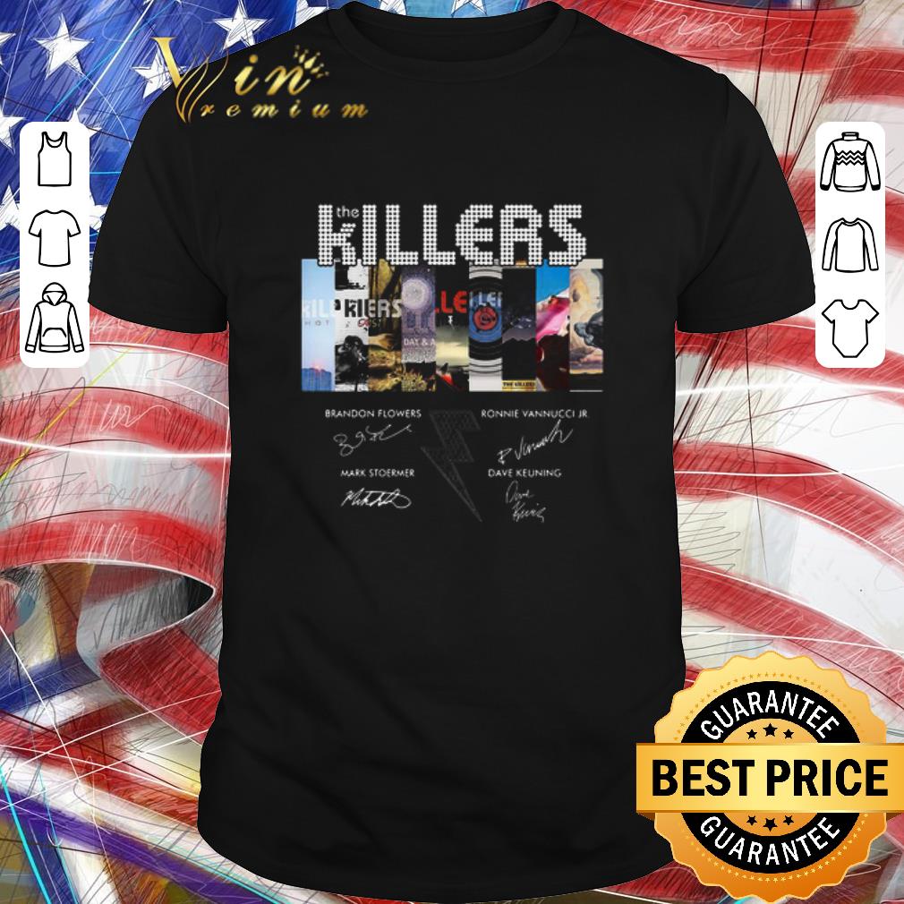 Official The Killers Band Members Signatures shirt