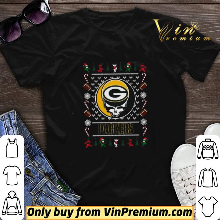 Green Bay Packers Grateful Dead Ugly Christmas shirt sweater