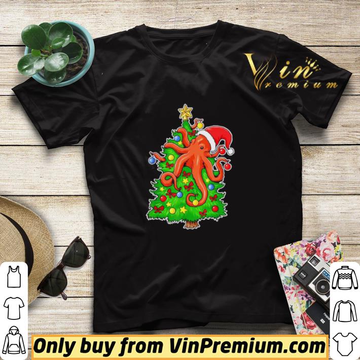 Octopus Santa Hat Christmas Tree shirt sweater dab6fb9e octopus santa hat christmas tree shirt sweater 4 - Octopus Santa Hat Christmas Tree shirt sweater
