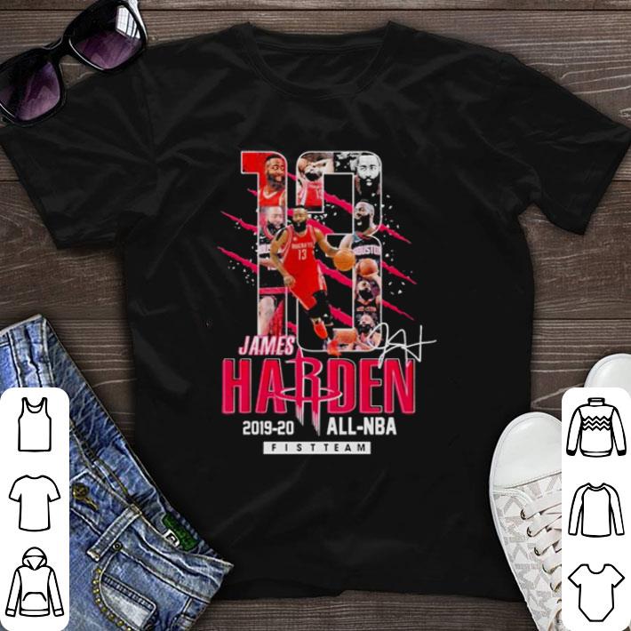 Awesome 13 James Harden Rockets 2019 2020 all NBA fistteam signature shirt sweater