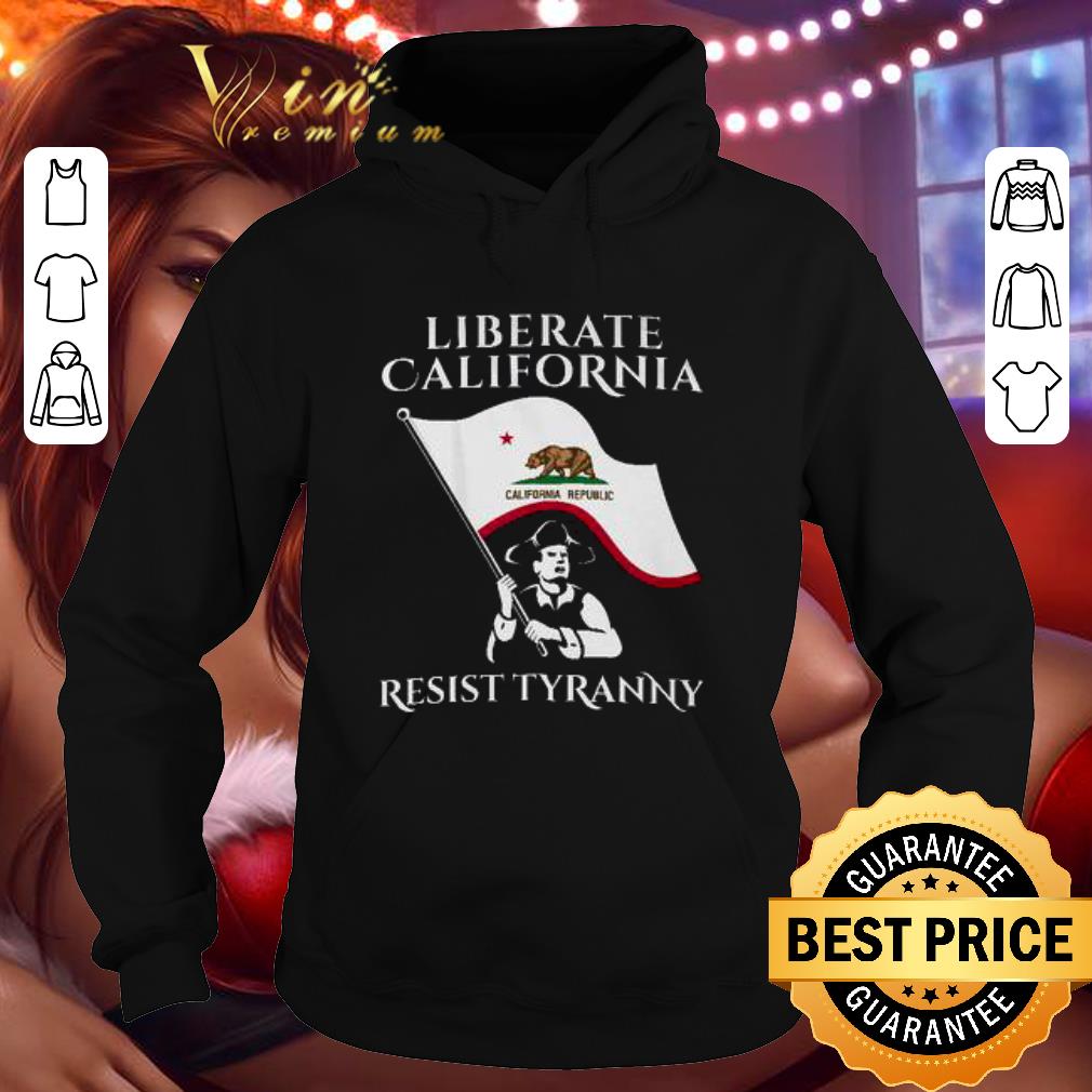 Premium Liberate California State Republic Resist Tyranny shirt e22db796 liberate california state republic resist tyranny shirt 4 - Premium Liberate California State Republic Resist Tyranny shirt