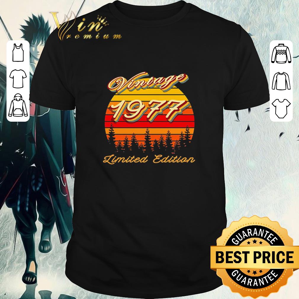 Awesome Vintage 1977 Limited Edition Retro shirt