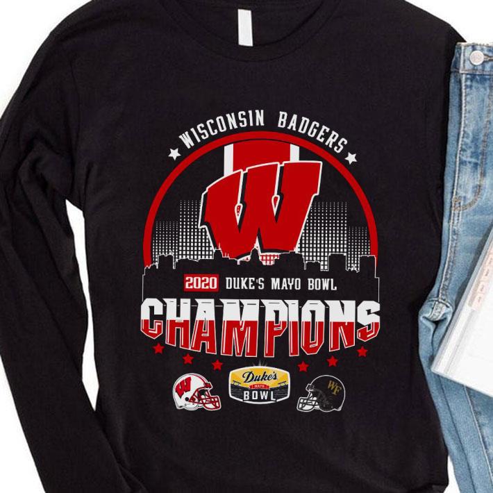 Original Wisconsin Badgers 2020 Duke's Mayo Bowl Champions shirt f9f58730 original wisconsin badgers 2020 duke s mayo bowl champions shirt 4 - Original Wisconsin Badgers 2020 Duke's Mayo Bowl Champions shirt