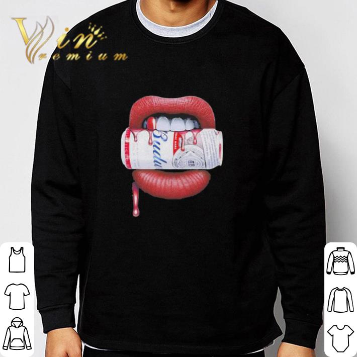 270a6504 official budweiser roll tattoo lips shirt sweater 4 - Official Budweiser Roll tattoo Lips shirt sweater