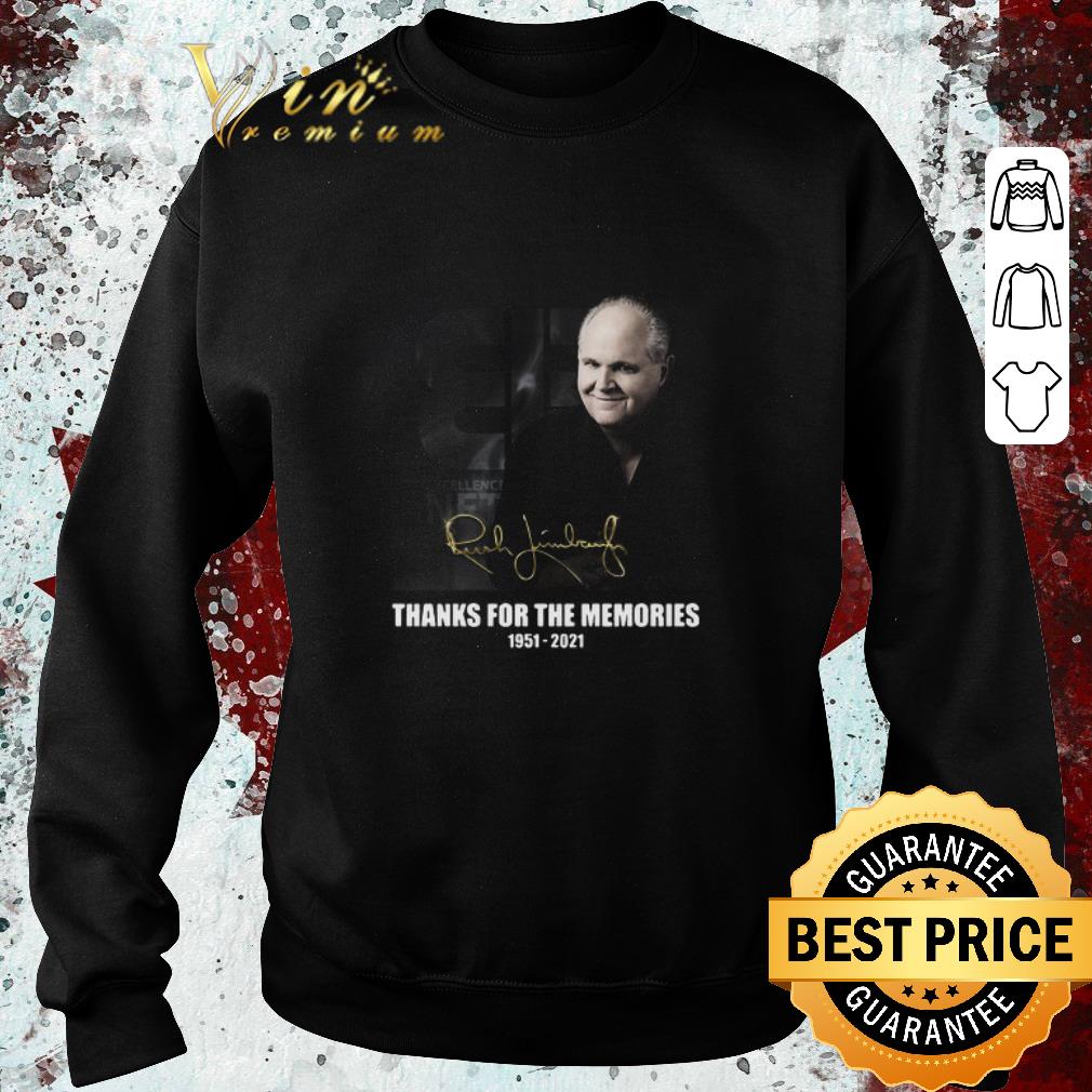 Nice Official Rush Limbaugh Thanks For The Memories 1951 2021 Signature shirt 41051227 nice official rush limbaugh thanks for the memories 1951 2021 signature shirt 4 - Nice Official Rush Limbaugh Thanks For The Memories 1951 2021 Signature shirt