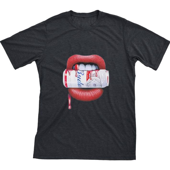 Official Budweiser Roll tattoo Lips shirt sweater